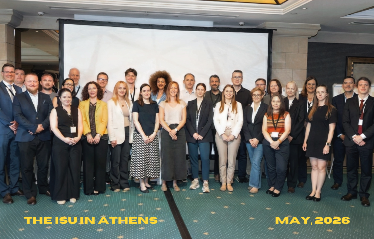 Group Photo of the AIB Member Representatives of the ISU in Athens, May 2026