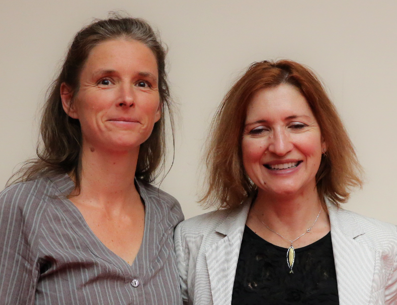 Dubravka Brkić (WGEA Chair - HROTE, HR) and Andrea Effinger (AIB Secretariat, DE)