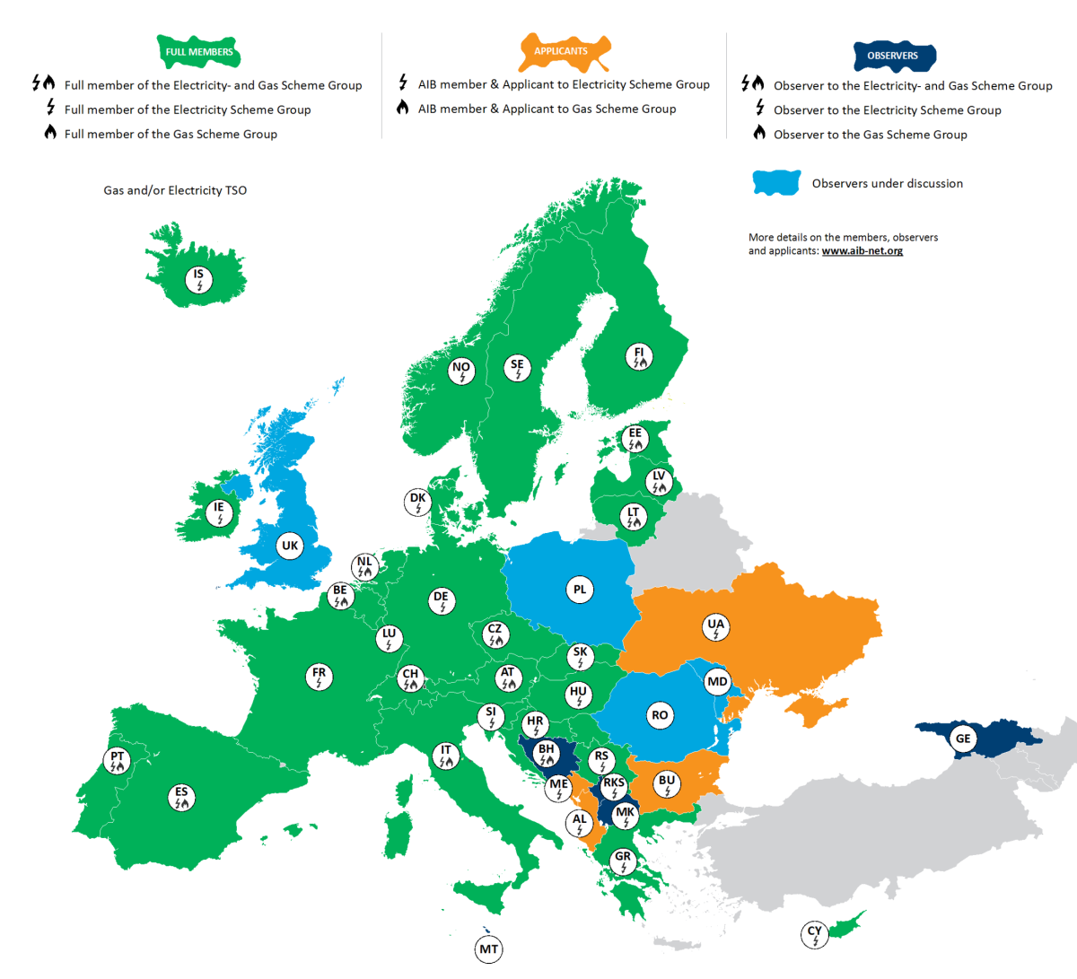 AIB Members Map Aug 2025